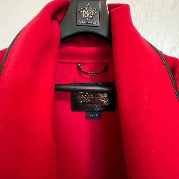 Mackage Leather and Wool Jacket - Picture 3 of 4